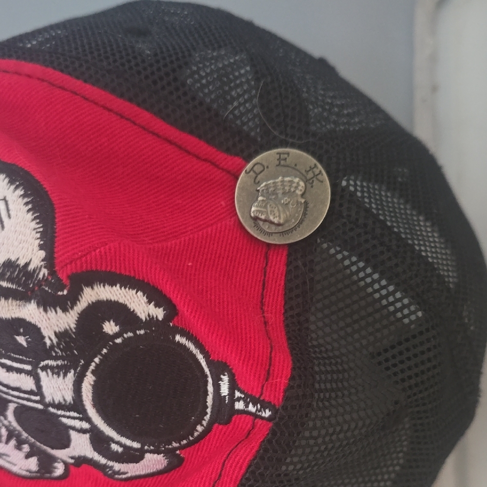 Ed Hardy Red and Black Graphic Cap - Picture 5 of 5